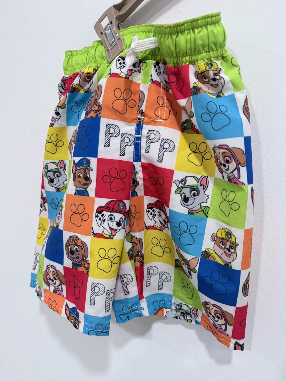 Nickelodeon Red and White Kids Swim Shorts with Character Liner - Picture 7 of 7